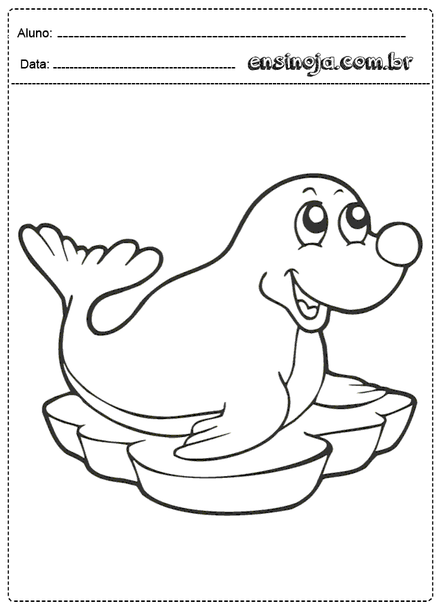 Desenho De Foca Deitada Para Colorir Tudodesenhos Porn Sex Picture