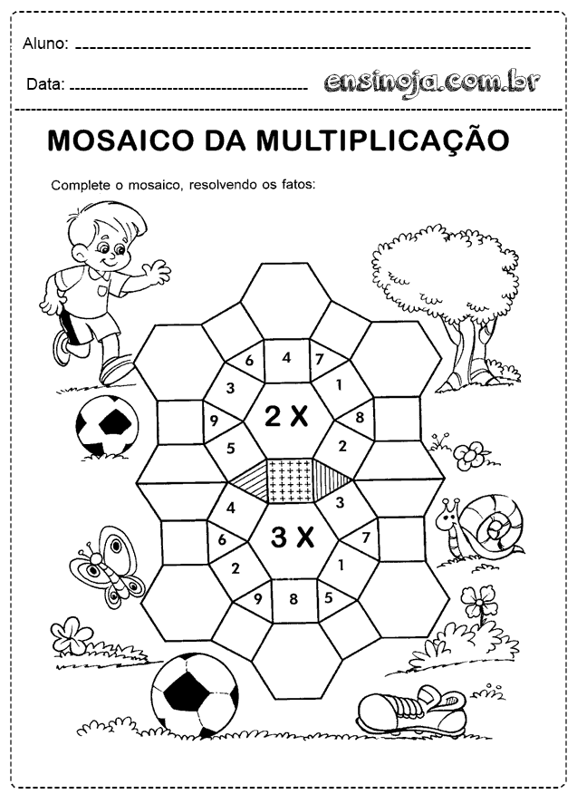 Atividades De Multiplica O E Divis O Para Imprimir Ensinoja B