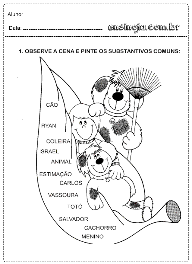 Atividades Substantivos Comum E Pr Prio Hot Sex Picture