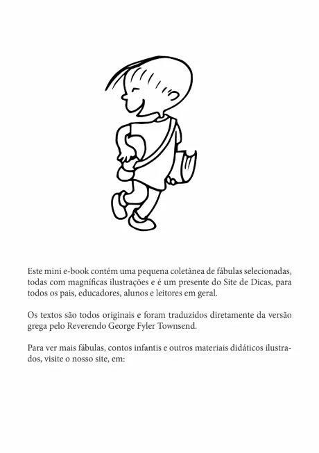 Ilustração de uma criança feliz carregando livros.