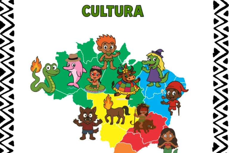 Mural de folclore para imprimir – modelo pronto em pdf