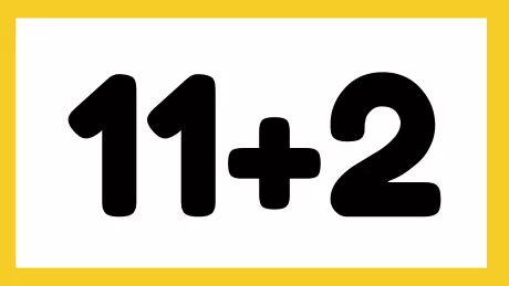 Representação visual da soma 11 + 2