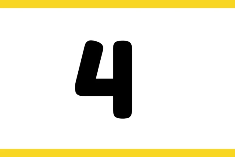 Número quatro em destaque