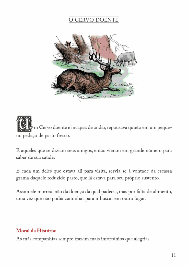 Fábulas infantis de esopo