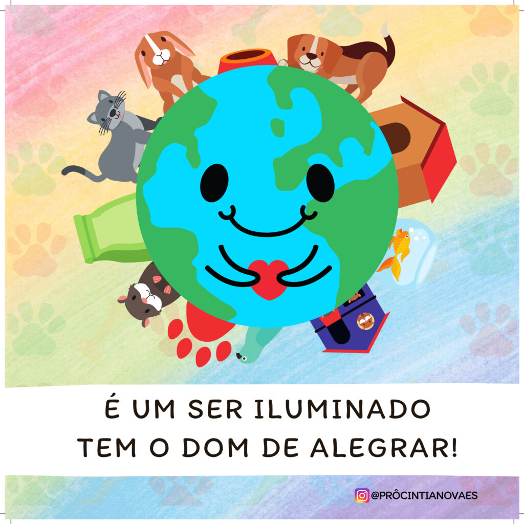 É um ser iluminado tem o dom de alegrar!