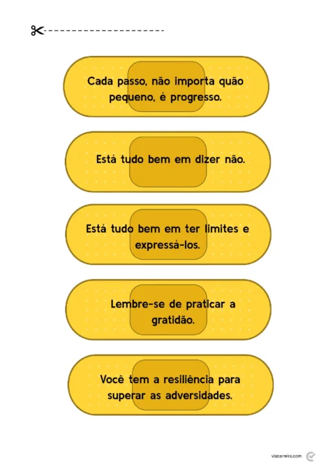 Mensagens motivacionais sobre limites e resiliência