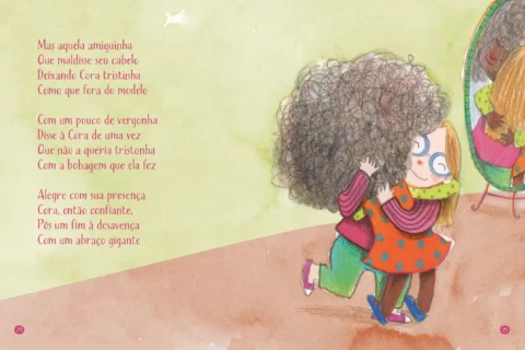 A história de Cora e seu cabelo especial