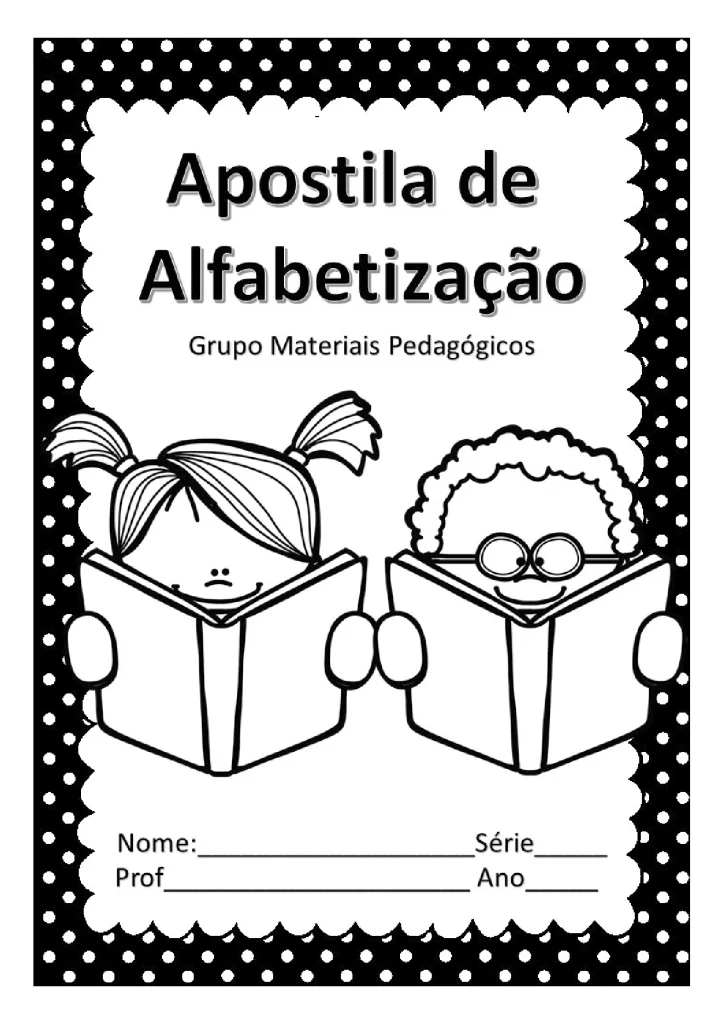 Apostila de alfabetização para crianças — p1 | Atividades Educação Infantil (ensinoja.com.br)