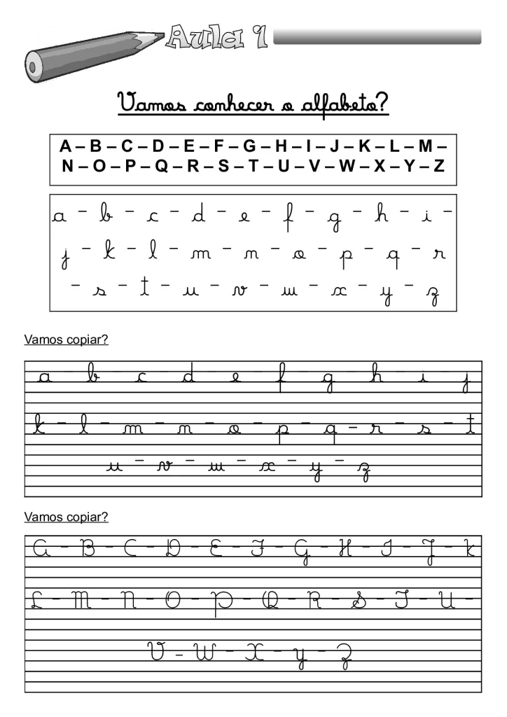 Apostila de alfabetização para crianças — p2 | Atividades Educação Infantil (ensinoja.com.br)