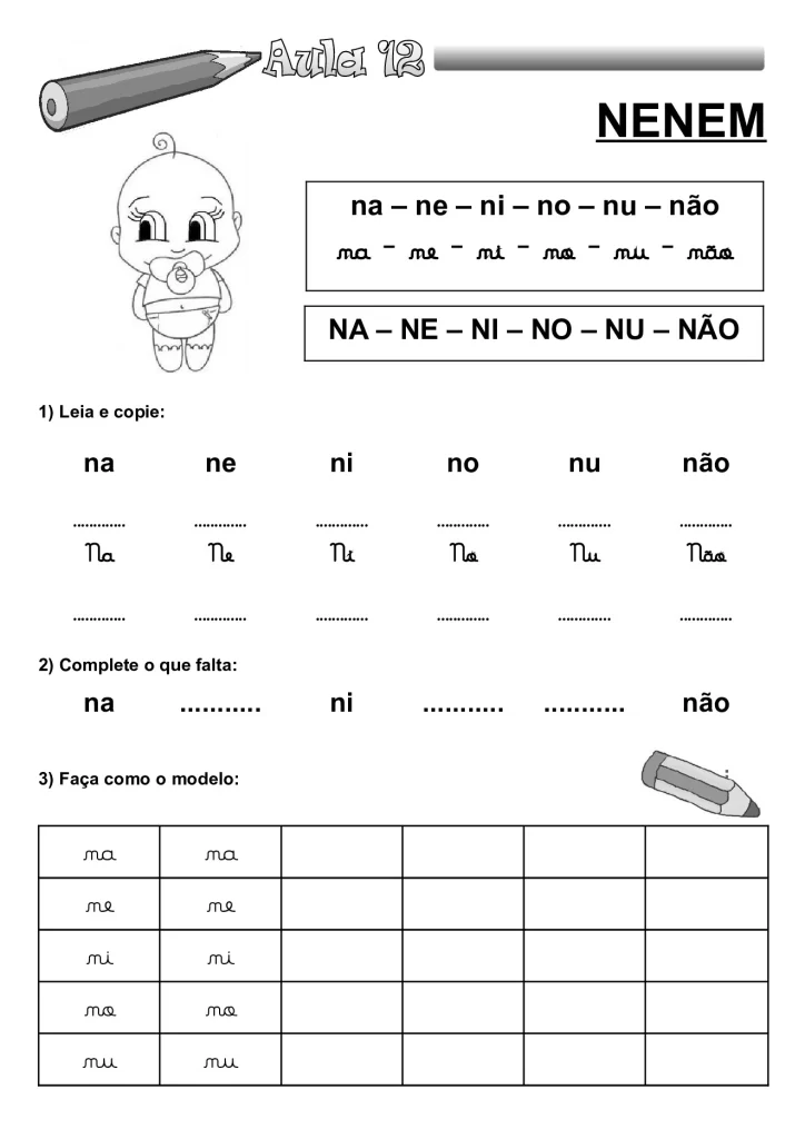 Apostila de alfabetização para crianças — p22 | Atividades Educação Infantil (ensinoja.com.br)