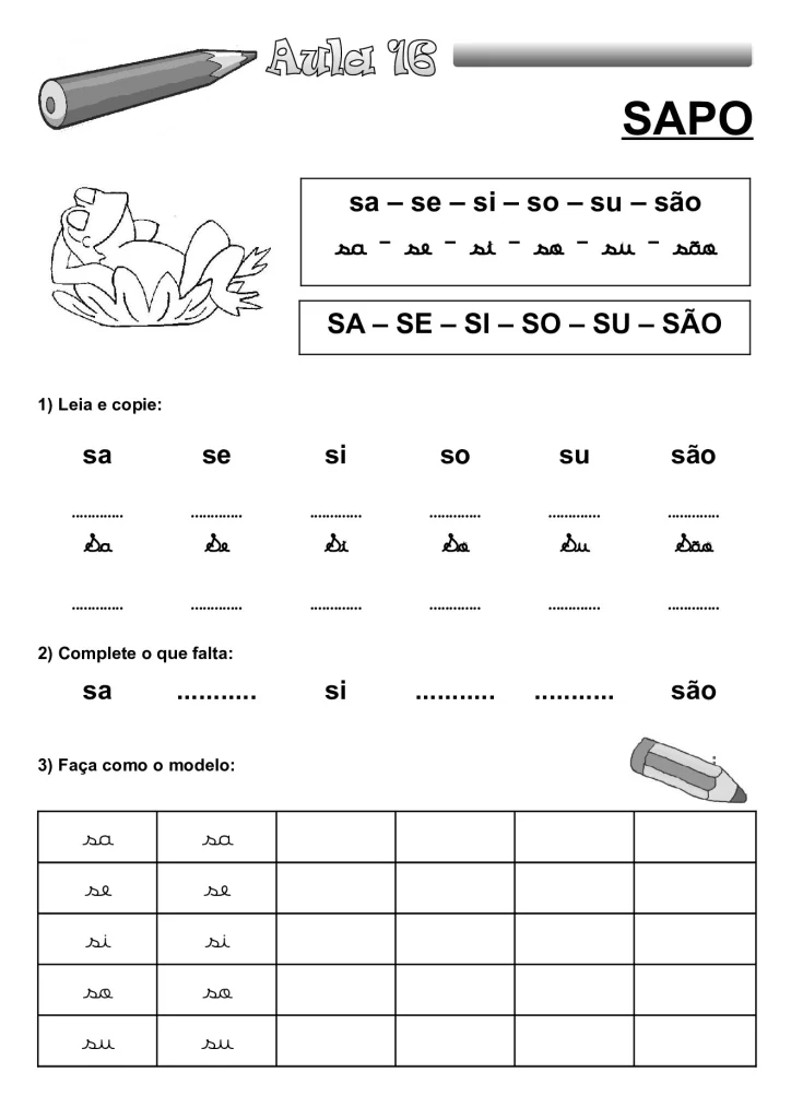 Apostila de alfabetização para crianças — p30 | Atividades Educação Infantil (ensinoja.com.br)