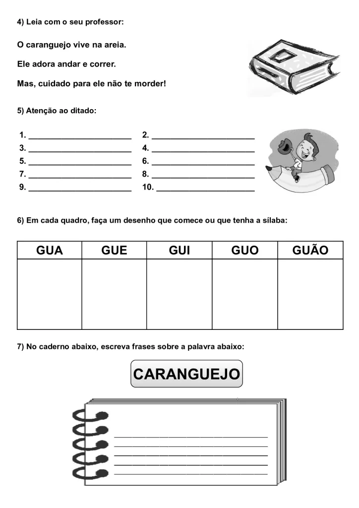 Apostila de alfabetização para crianças — p51 | Atividades Educação Infantil (ensinoja.com.br)