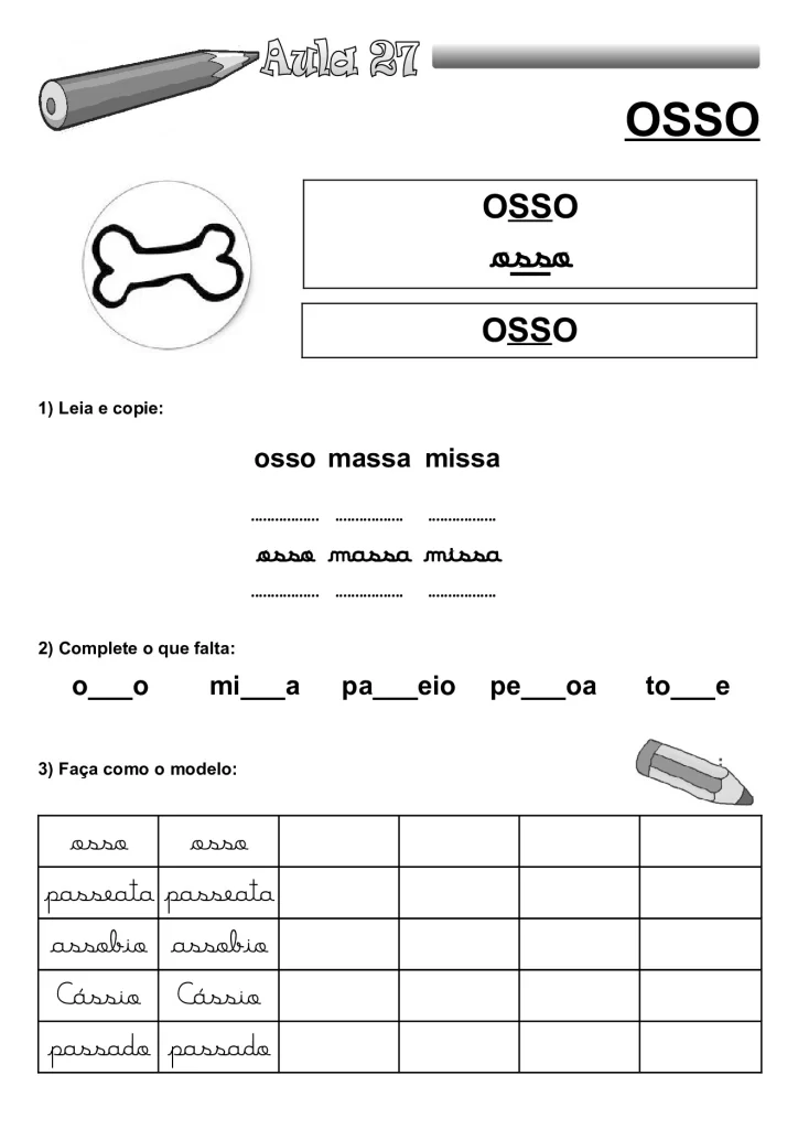 Apostila de alfabetização para crianças — p52 | Atividades Educação Infantil (ensinoja.com.br)