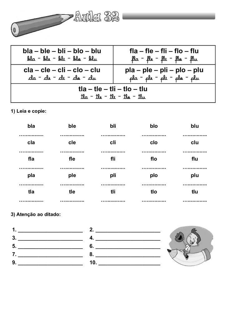 Apostila de alfabetização para crianças — p59 | Atividades Educação Infantil (ensinoja.com.br)