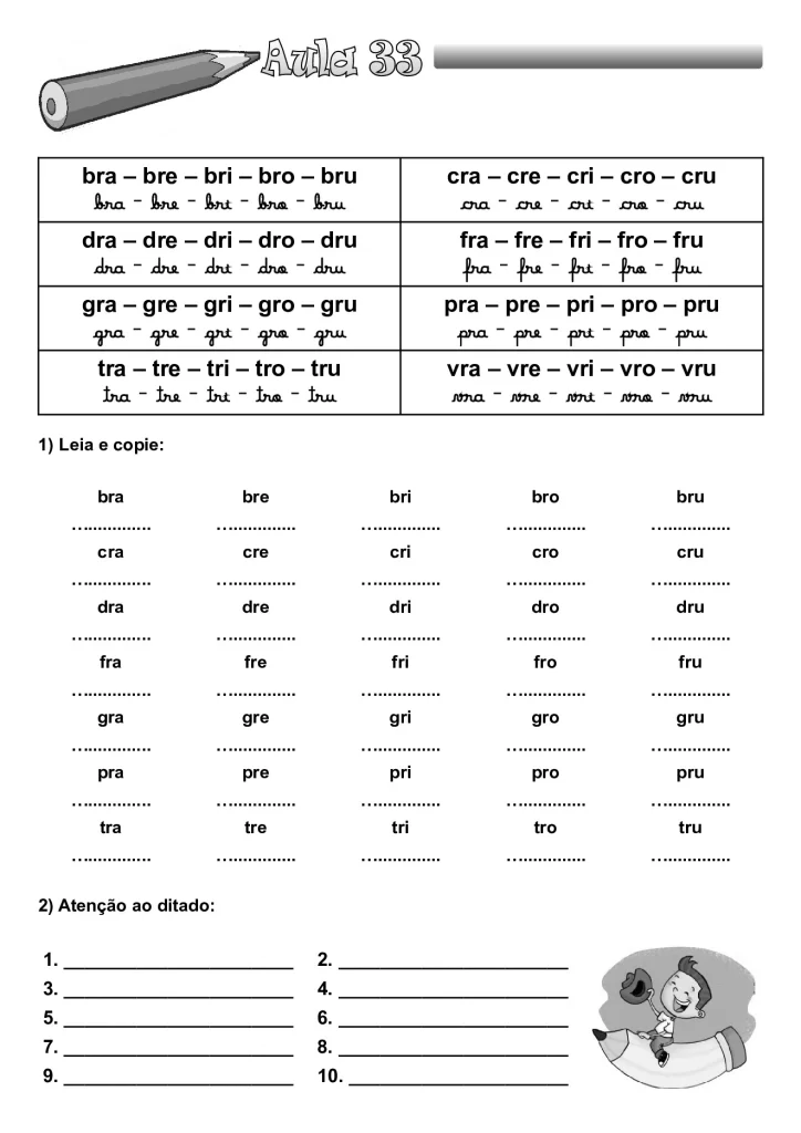Apostila de alfabetização para crianças — p60 | Atividades Educação Infantil (ensinoja.com.br)