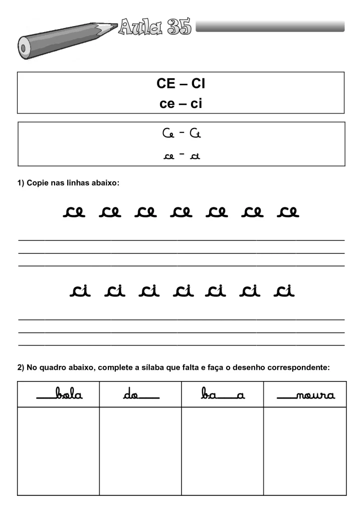 Apostila de alfabetização para crianças — p63 | Atividades Educação Infantil (ensinoja.com.br)