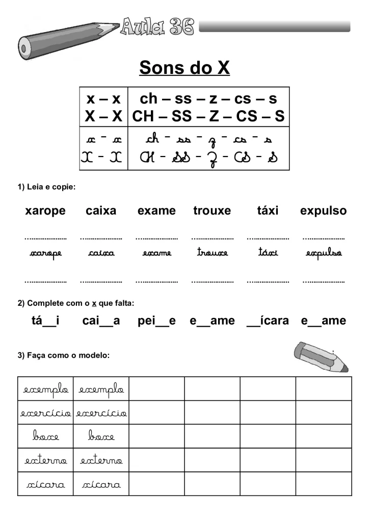 Apostila de alfabetização para crianças — p64 | Atividades Educação Infantil (ensinoja.com.br)