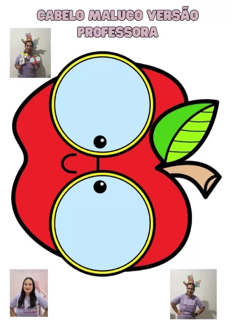 Atividade divertida: cabelo maluco para professores — p4 | Atividades Educação Infantil (ensinoja.com.br)