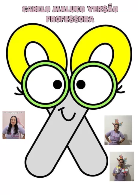 Atividade divertida: cabelo maluco para professores — p5 | Atividades Educação Infantil (ensinoja.com.br)