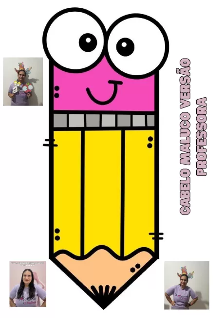 Atividade divertida: cabelo maluco para professores — p8 | Atividades Educação Infantil (ensinoja.com.br)