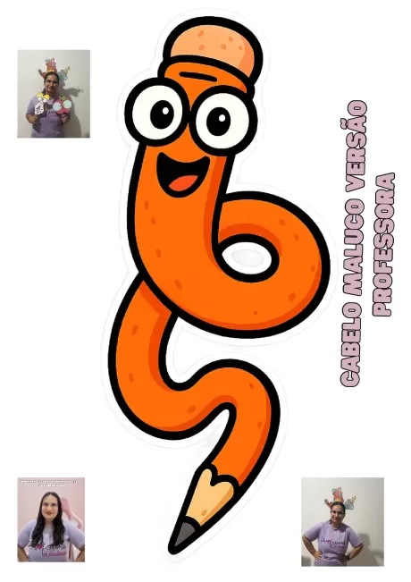 Atividade divertida: cabelo maluco para professores — p9 | Atividades Educação Infantil (ensinoja.com.br)