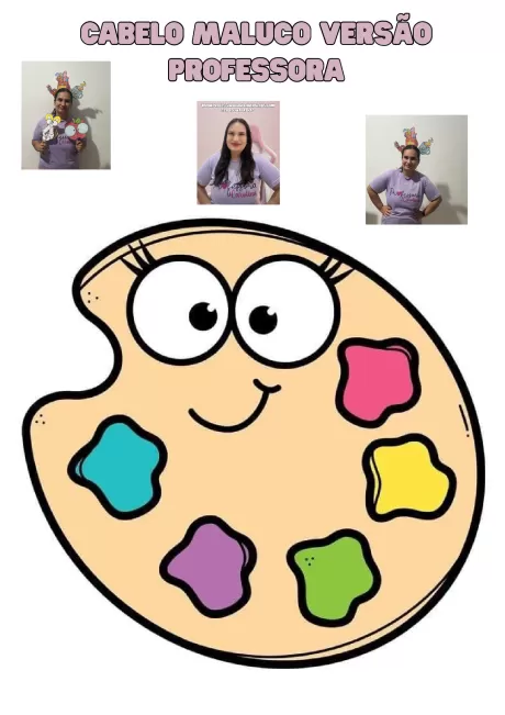 Atividade divertida: cabelo maluco para professores — p17 | Atividades Educação Infantil (ensinoja.com.br)