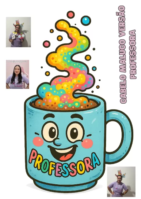 Atividade divertida: cabelo maluco para professores — p19 | Atividades Educação Infantil (ensinoja.com.br)