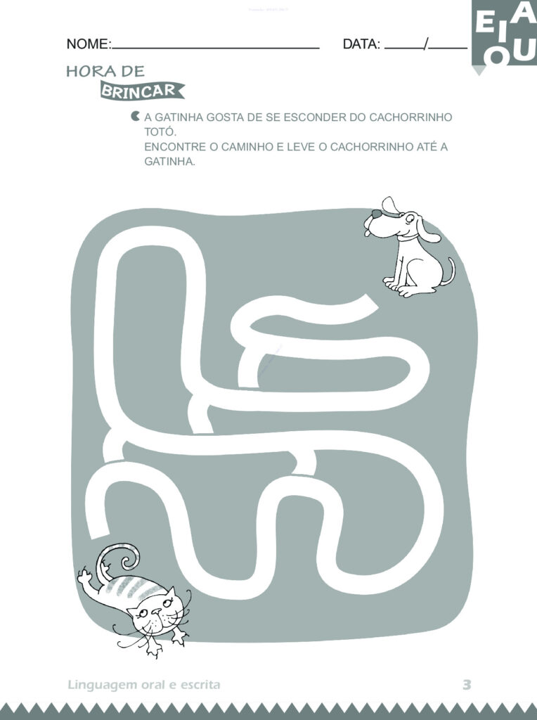 Atividades 4 anos: Linguagem Oral e Escrita (PDF) — p3 | Atividades Educação Infantil (ensinoja.com.br)