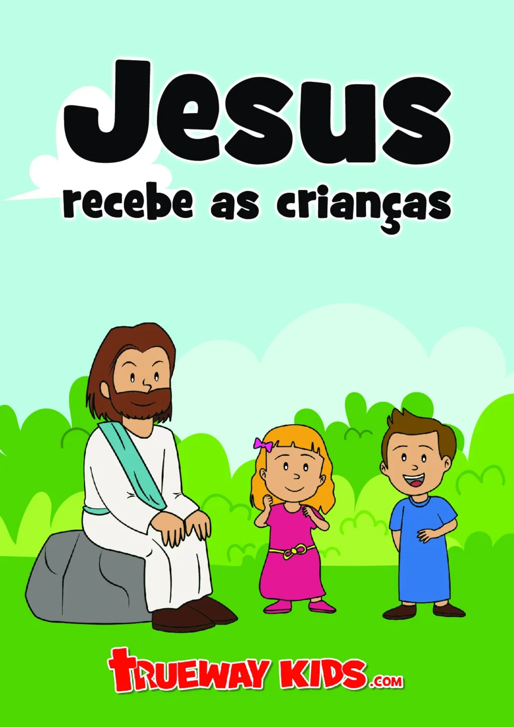 Atividades Bíblicas: Jesus Recebe as Crianças (PDF para Imprimir)