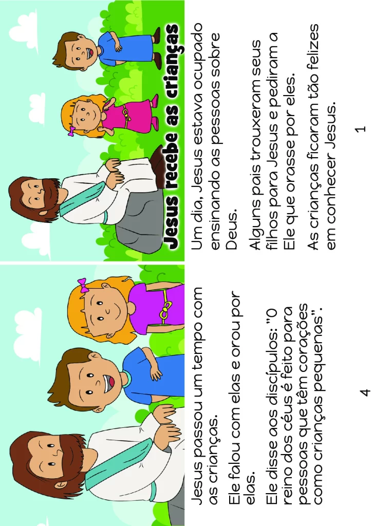 Atividades Bíblicas: Jesus Recebe as Crianças (PDF para Imprimir) — p3 | Atividades Educação Infantil (ensinoja.com.br)