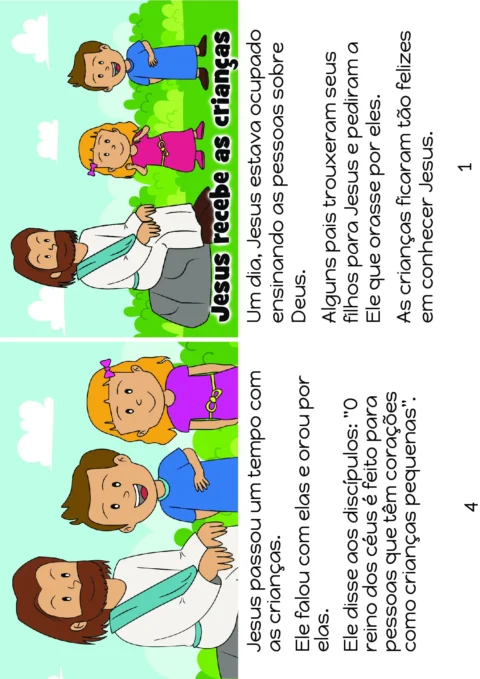 Atividades Bíblicas: Jesus Recebe as Crianças (PDF para Imprimir) — p3 | Atividades Educação Infantil (ensinoja.com.br)