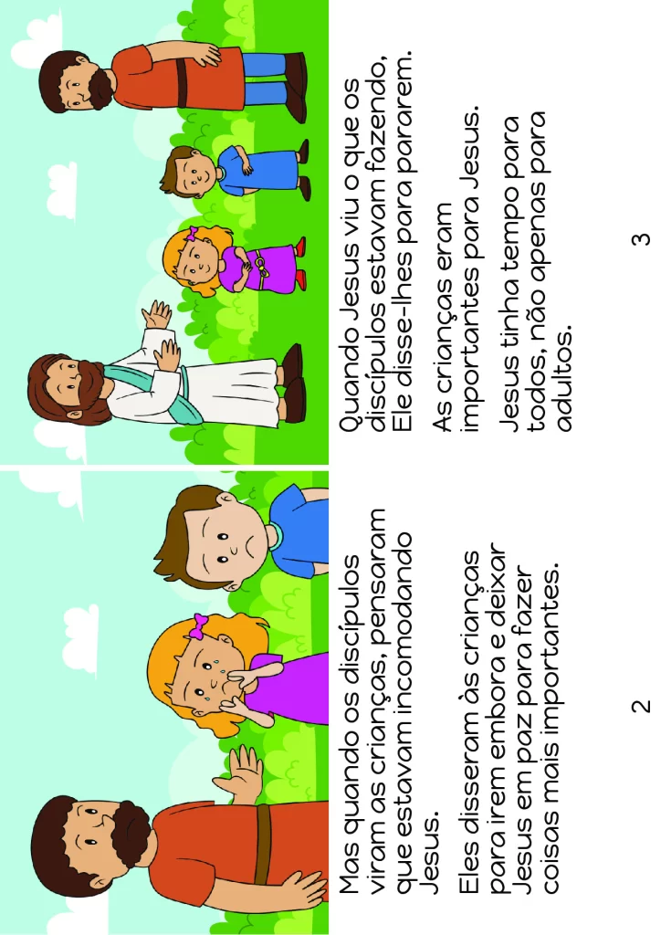 Atividades Bíblicas: Jesus Recebe as Crianças (PDF para Imprimir) — p4 | Atividades Educação Infantil (ensinoja.com.br)