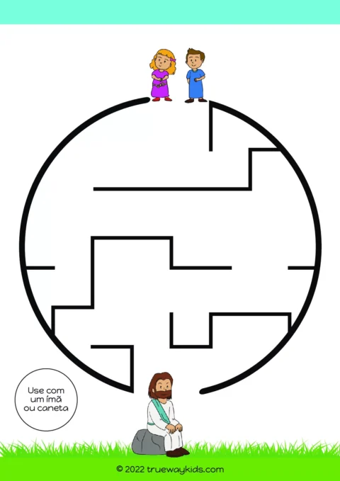 Atividades Bíblicas: Jesus Recebe as Crianças (PDF para Imprimir) — p8 | Atividades Educação Infantil (ensinoja.com.br)