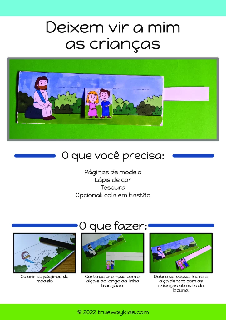 Atividades Bíblicas: Jesus Recebe as Crianças (PDF para Imprimir) — p10 | Atividades Educação Infantil (ensinoja.com.br)