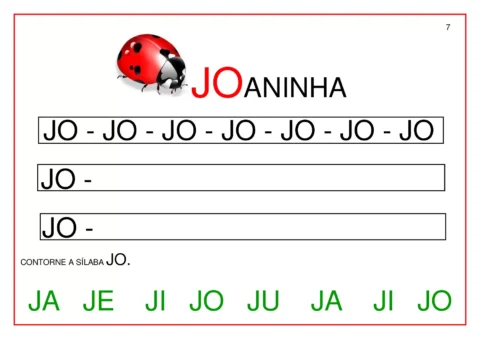Atividades de alfabetização letra O - sílaba inicial — p8 | Atividades Educação Infantil (ensinoja.com.br)