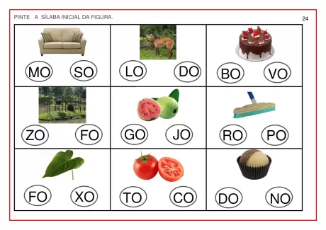 Atividades de alfabetização letra O - sílaba inicial — p25 | Atividades Educação Infantil (ensinoja.com.br)