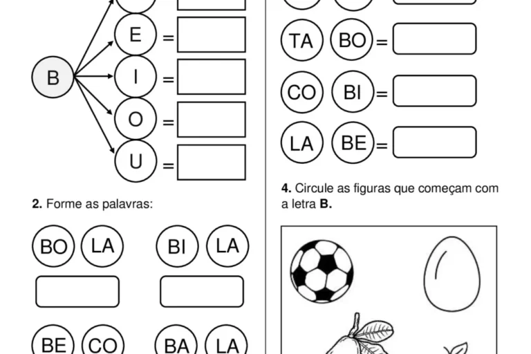 Atividades de formação de sílabas e palavras — p1 | Atividades Educação Infantil (ensinoja.com.br)