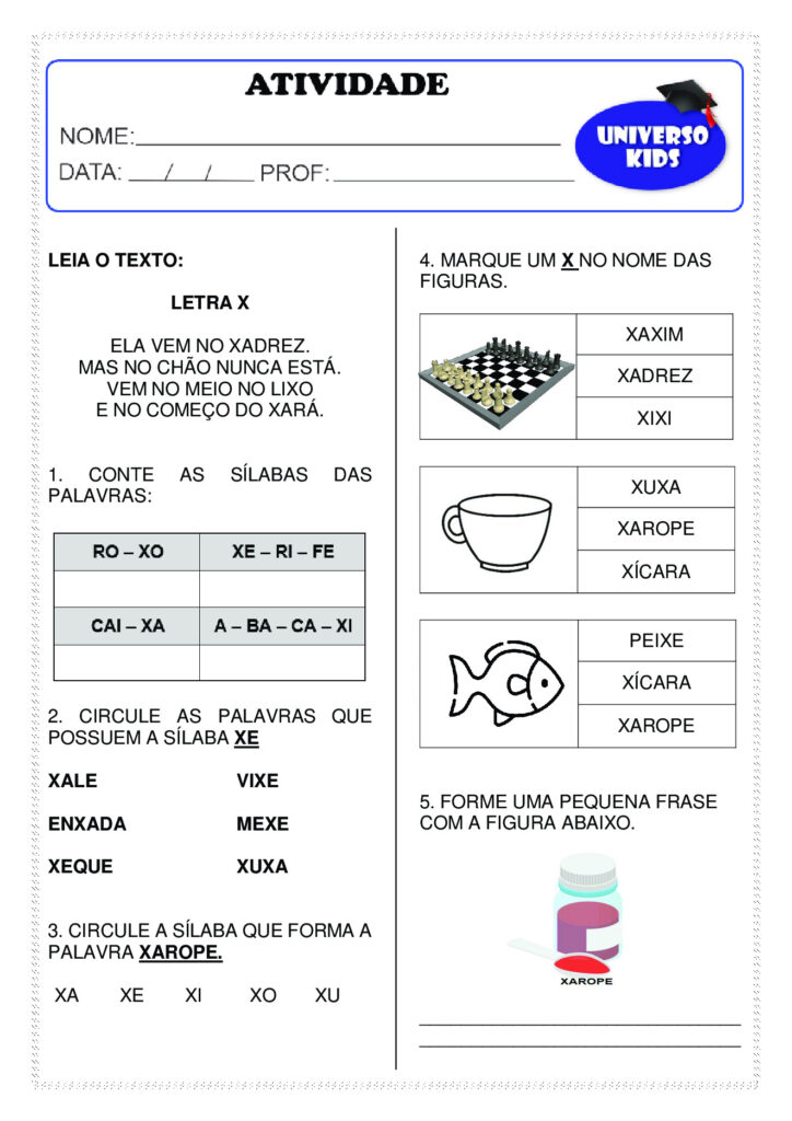 Atividades de formar palavras em PDF - sílabas — p13 | Atividades Educação Infantil (ensinoja.com.br)