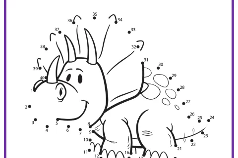 Atividades de ligar: Ligue os Pontos do Dinossauros em PDF — p1 | Atividades Educação Infantil (ensinoja.com.br)