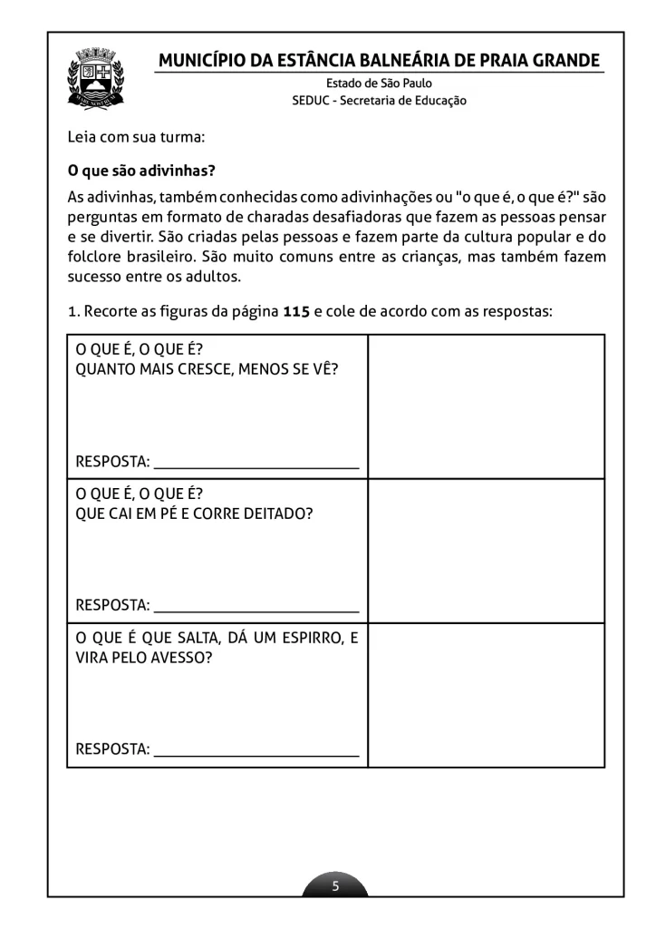 Atividades de língua portuguesa para o 2º ano — p2 | Atividades Educação Infantil (ensinoja.com.br)