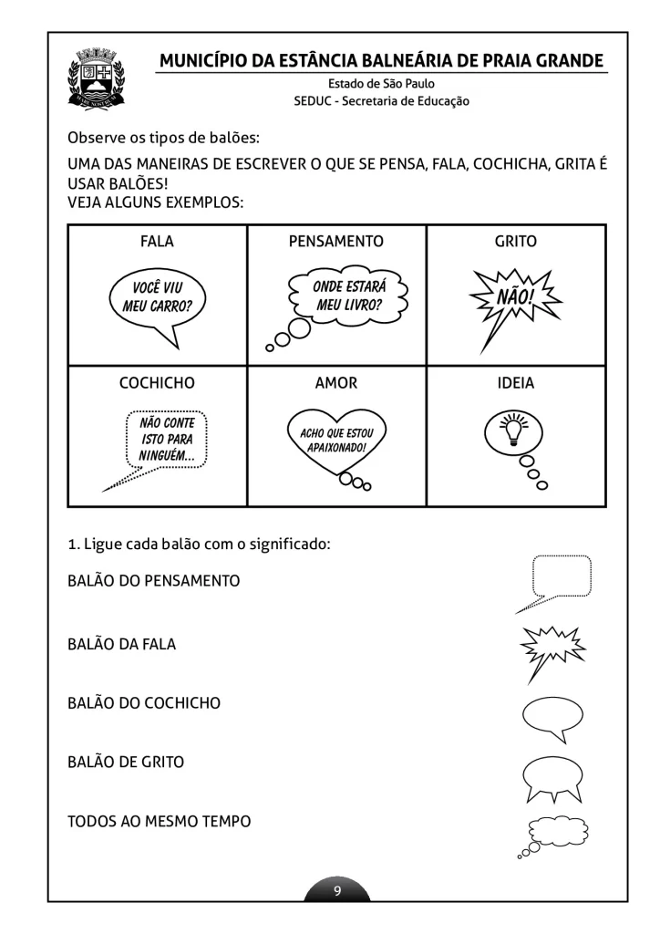 Atividades de língua portuguesa para o 2º ano — p6 | Atividades Educação Infantil (ensinoja.com.br)