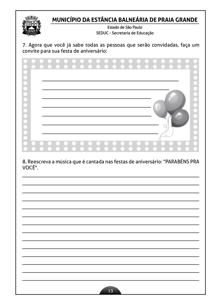 Atividades de língua portuguesa para o 2º ano — p10 | Atividades Educação Infantil (ensinoja.com.br)