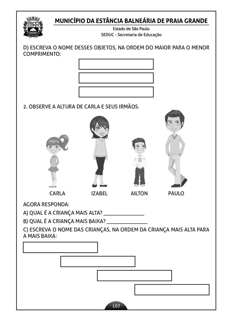 Atividades de língua portuguesa para o 2º ano — p104 | Atividades Educação Infantil (ensinoja.com.br)