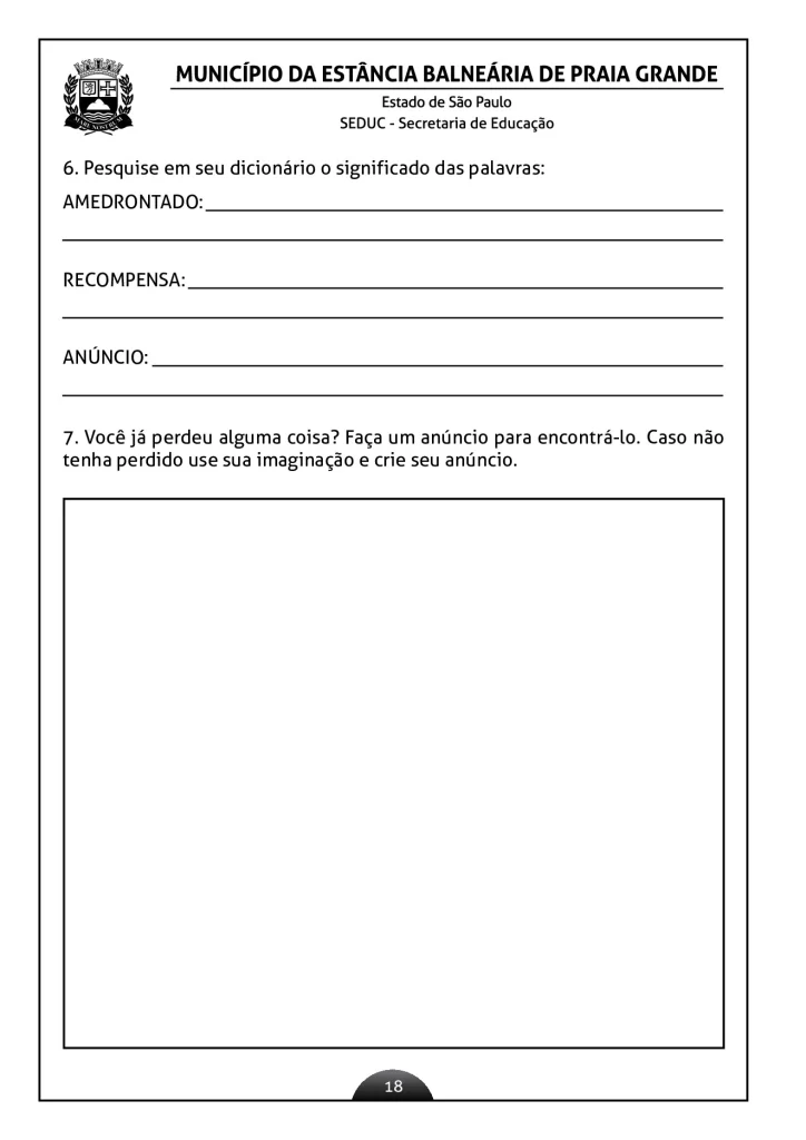 Atividades de língua portuguesa para o 2º ano — p15 | Atividades Educação Infantil (ensinoja.com.br)