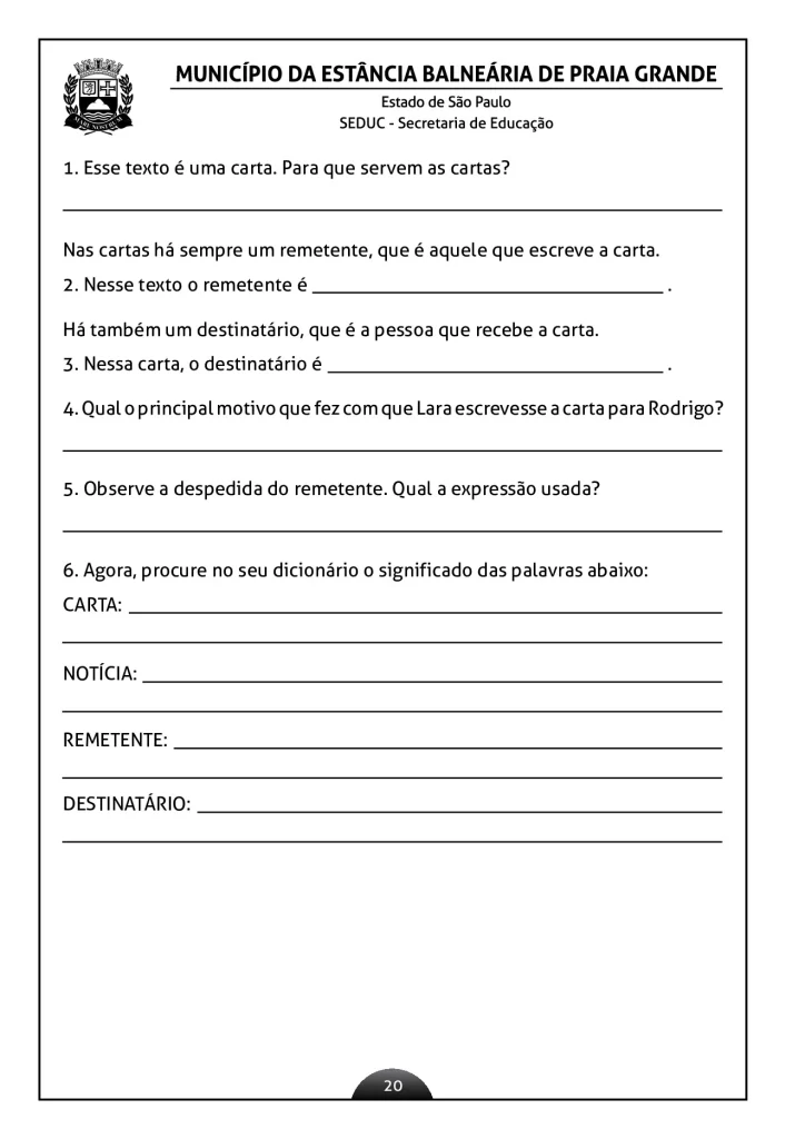 Atividades de língua portuguesa para o 2º ano — p17 | Atividades Educação Infantil (ensinoja.com.br)