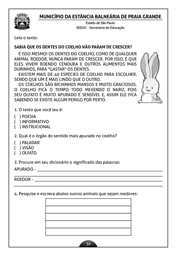 Atividades de língua portuguesa para o 2º ano — p27 | Atividades Educação Infantil (ensinoja.com.br)