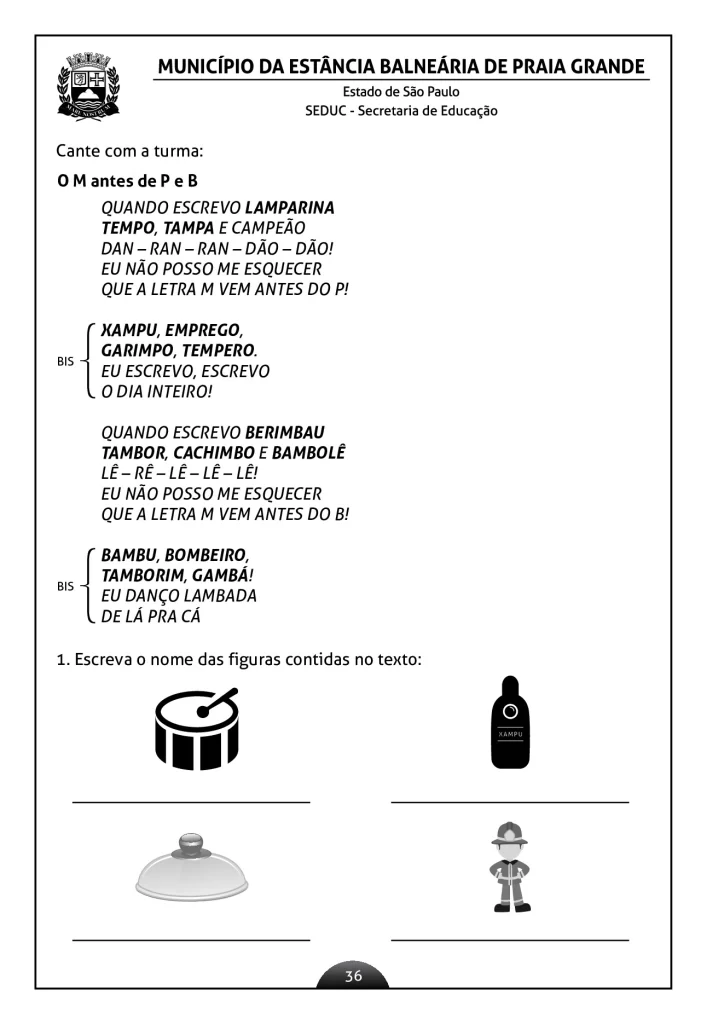 Atividades de língua portuguesa para o 2º ano — p33 | Atividades Educação Infantil (ensinoja.com.br)