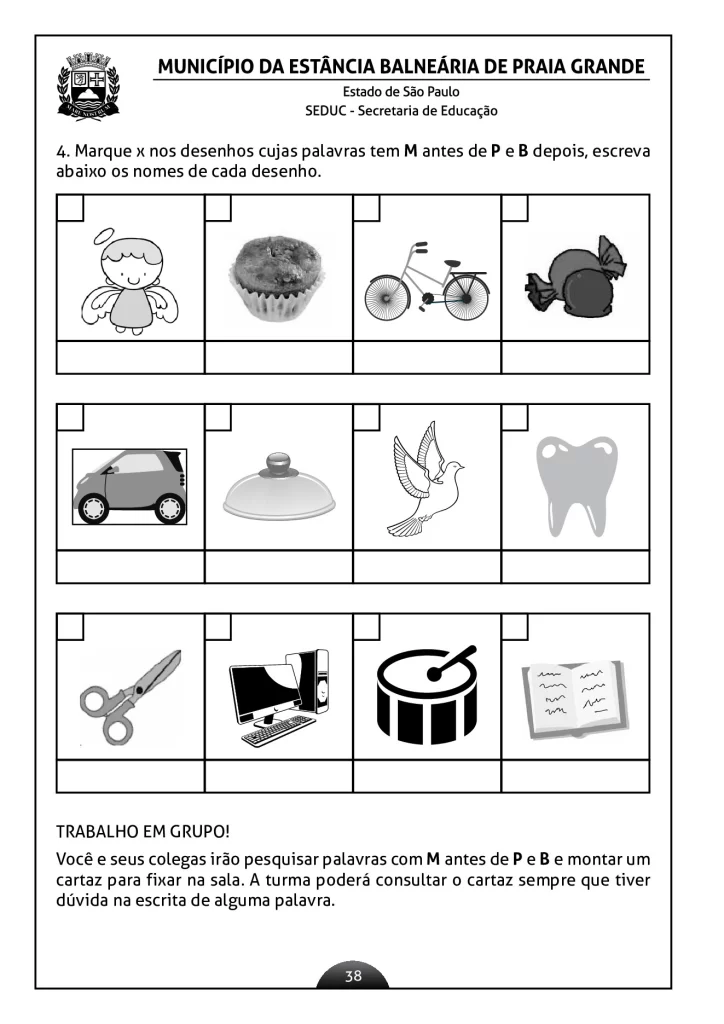 Atividades de língua portuguesa para o 2º ano — p35 | Atividades Educação Infantil (ensinoja.com.br)