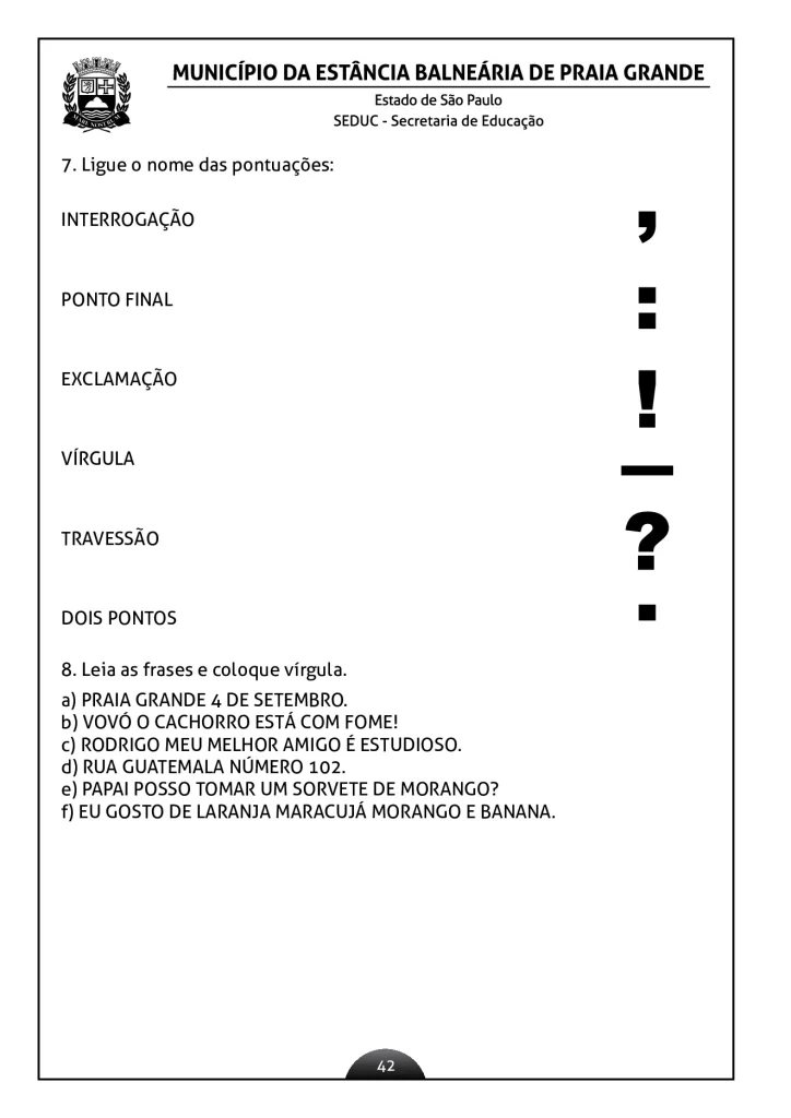 Atividades de língua portuguesa para o 2º ano — p39 | Atividades Educação Infantil (ensinoja.com.br)