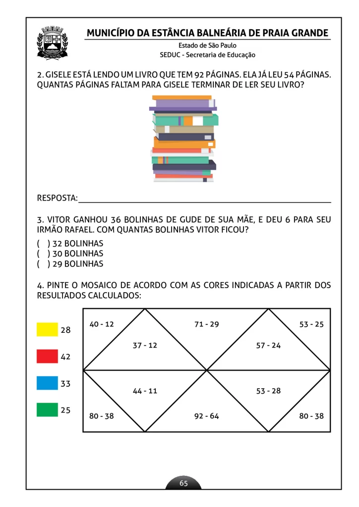 Atividades de língua portuguesa para o 2º ano — p62 | Atividades Educação Infantil (ensinoja.com.br)